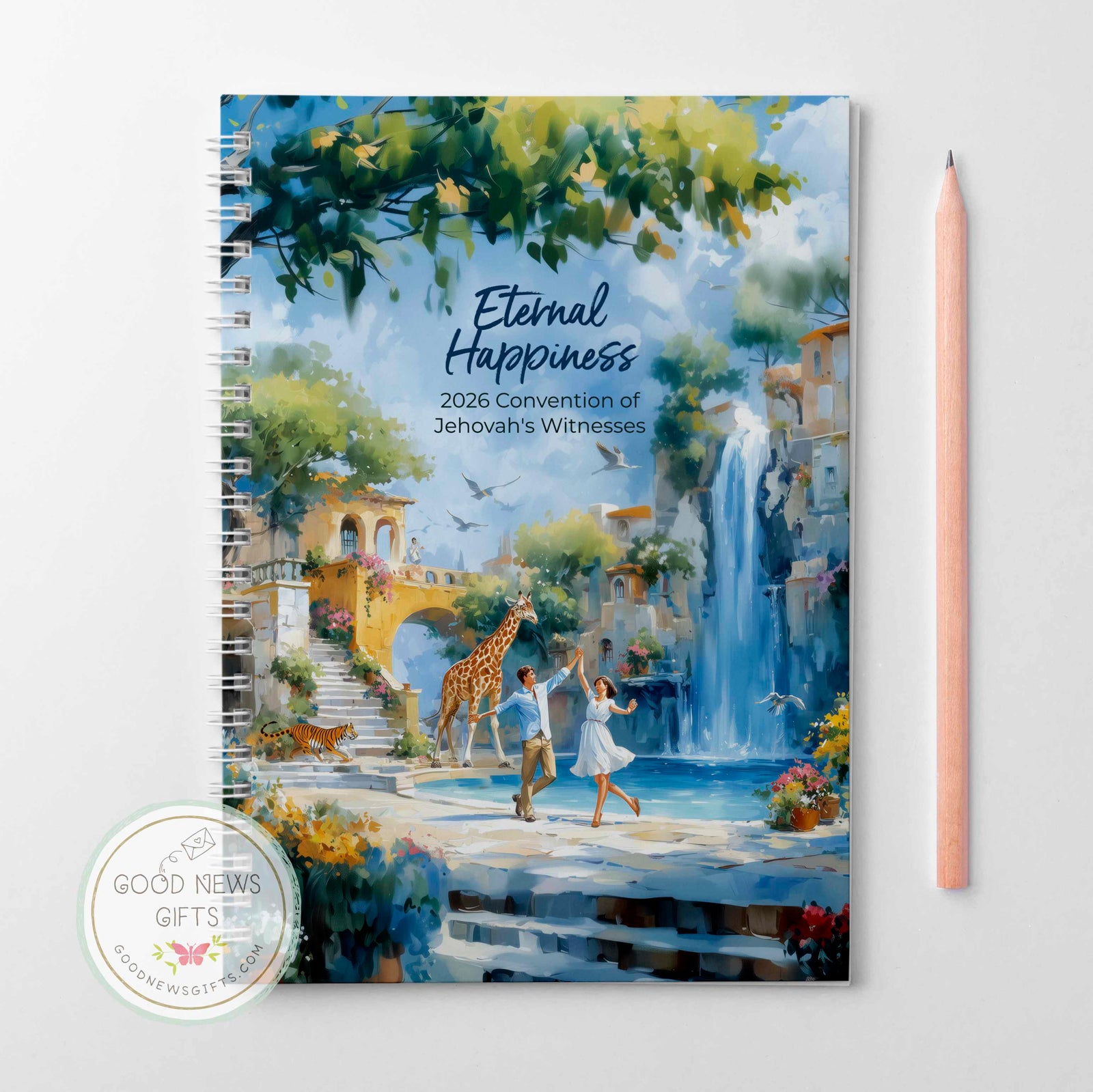 2026 Convention Notebook - Eternal Happiness  (dancing with joy)