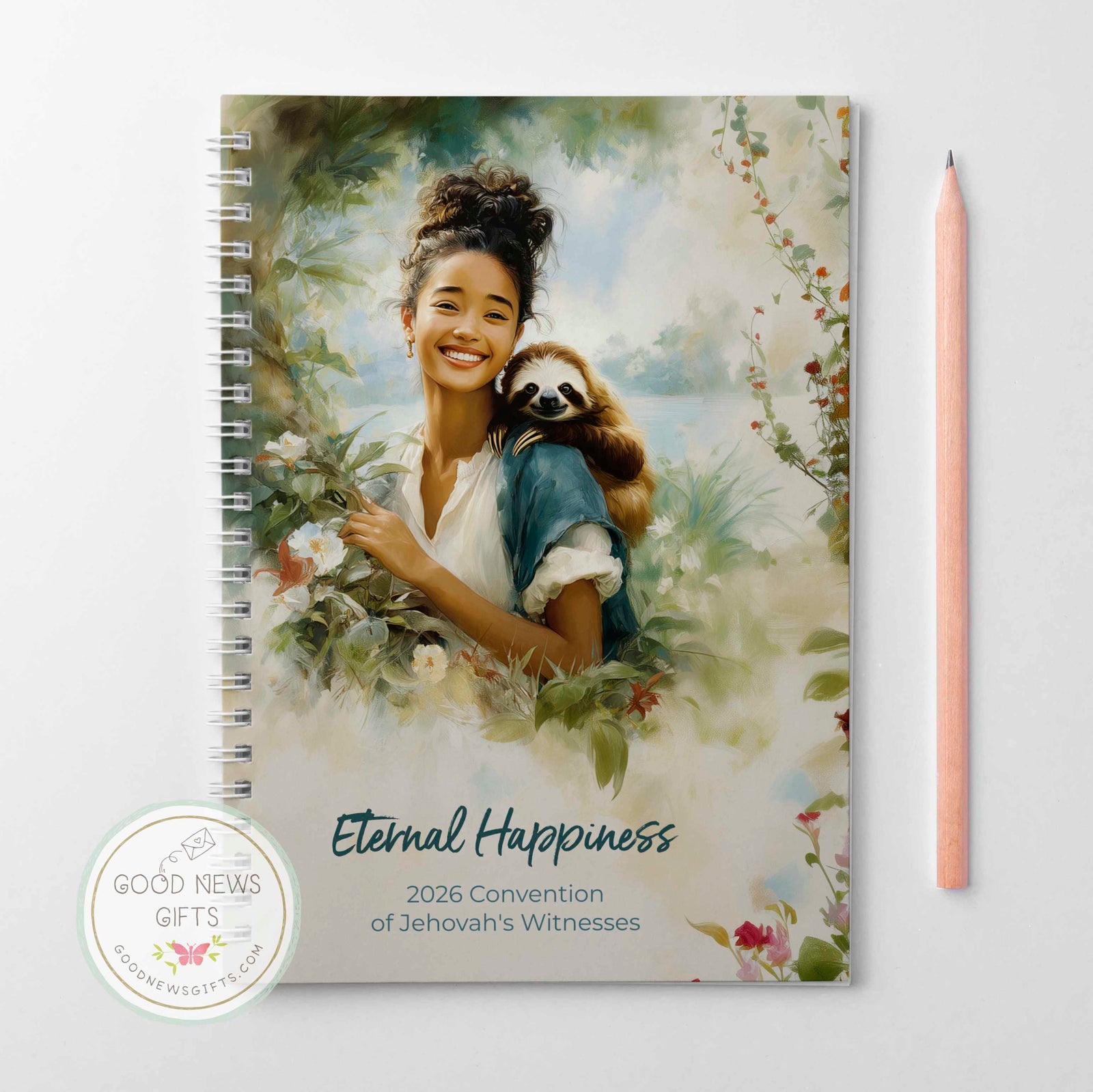 2026 Convention Notebook - Eternal Happiness  (sloth)