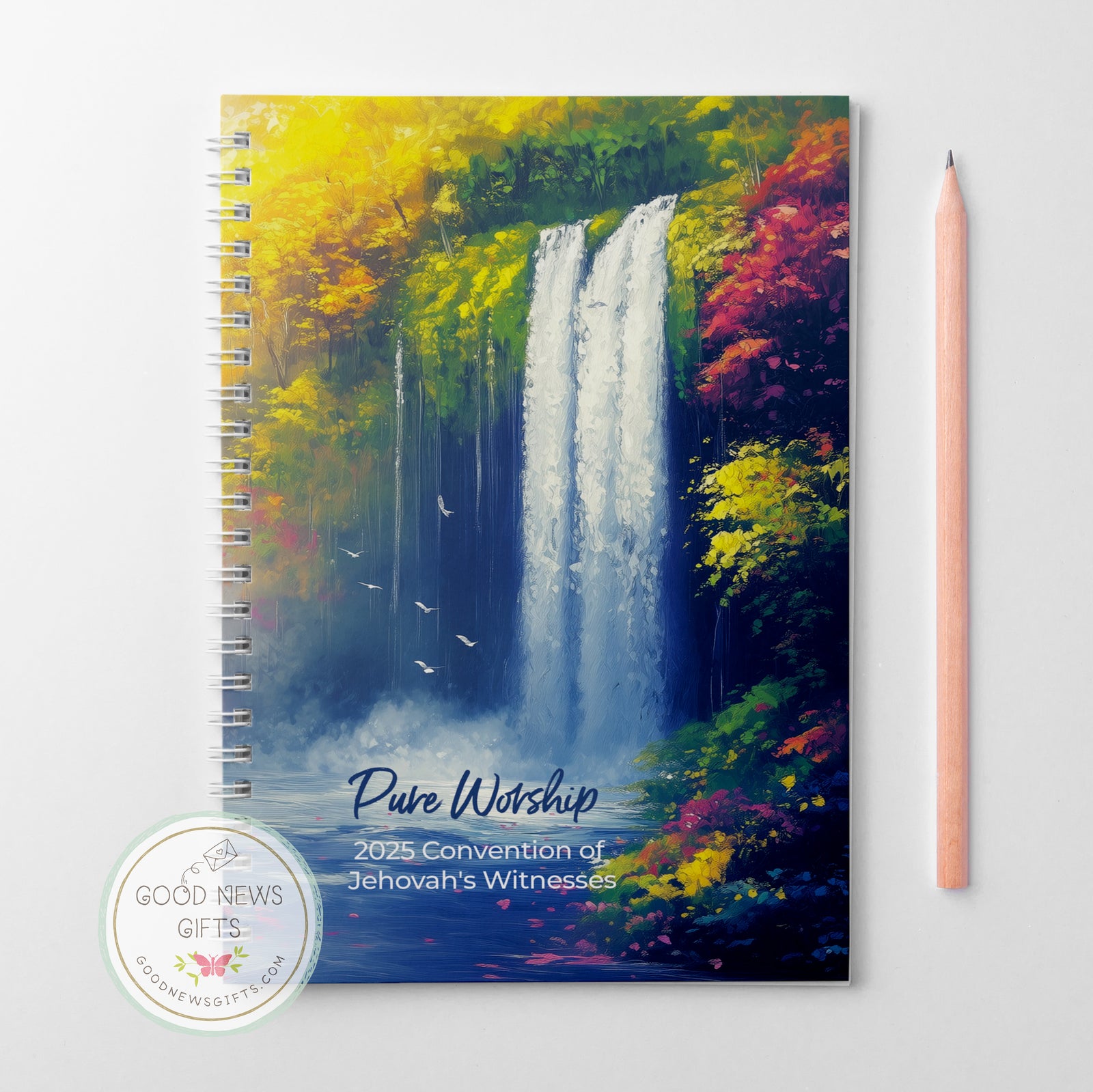 2025 Convention Notebook - Pure Worship - Waterfall