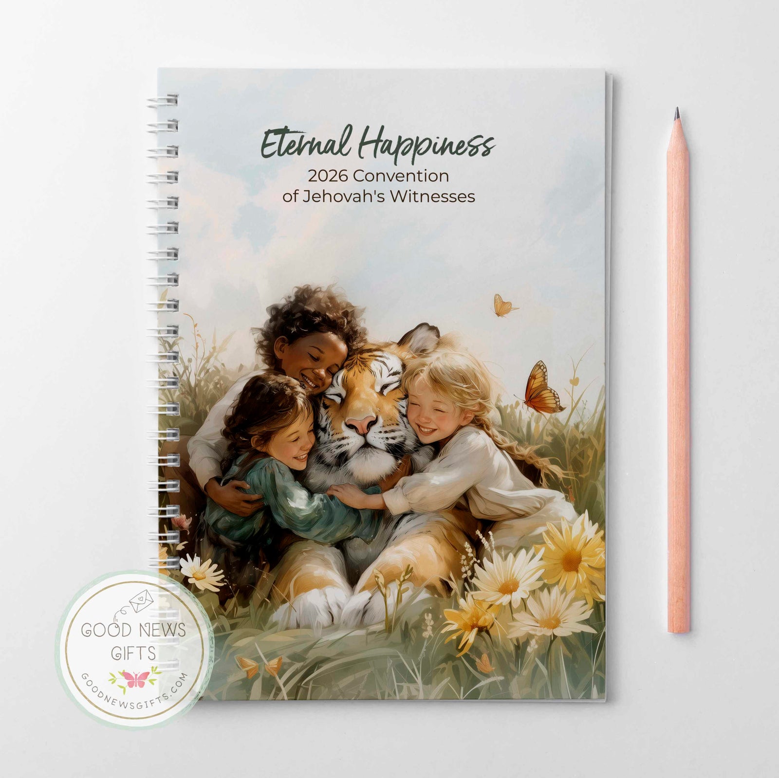 2026 Convention Notebook - Eternal Happiness  (tiger hugs)