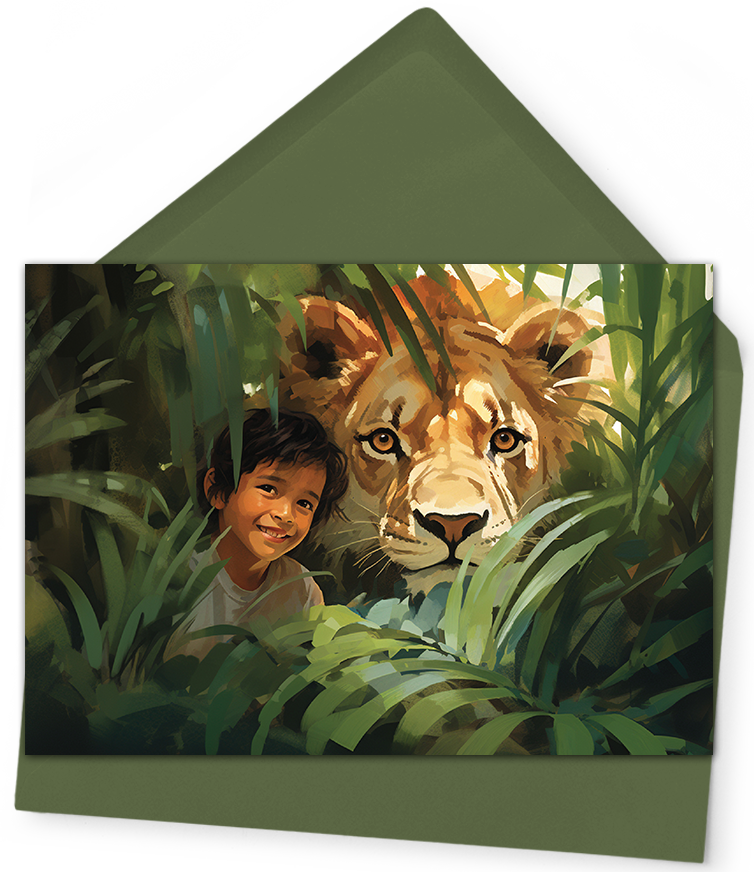 Hide and Seek with Lion