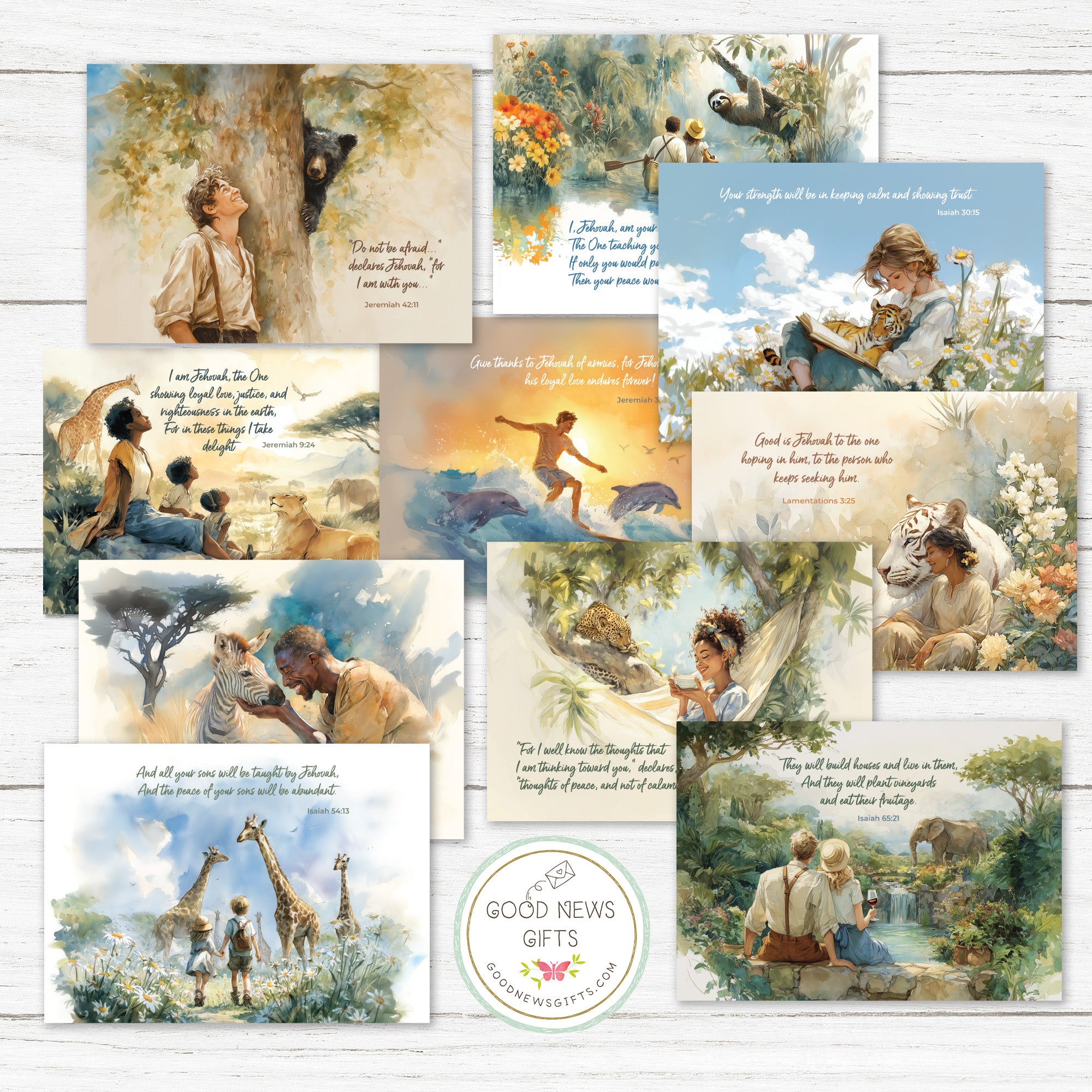 New World Package #2 - Paradise Postcard (pack of ten)