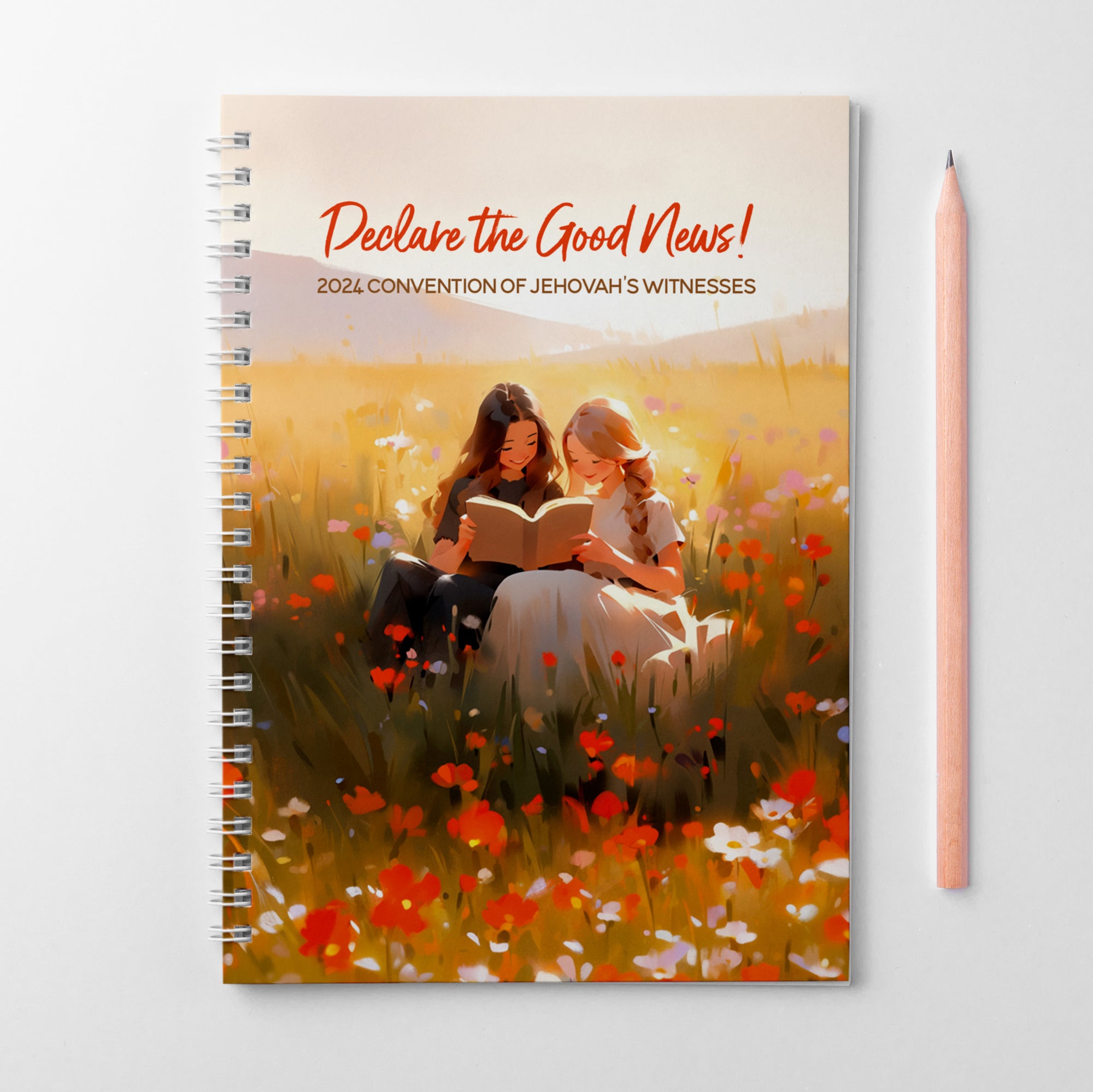 2024 Convention Notebook - Declare the Good News! - Flower Field