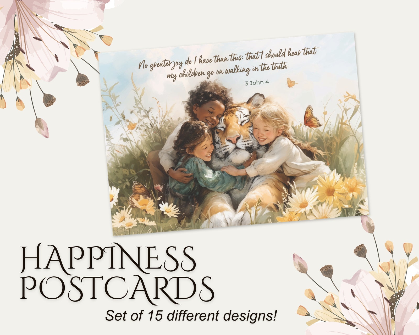 Happiness Postcards - Package of 15