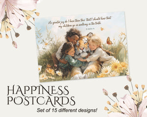Happiness Postcards - Package of 15