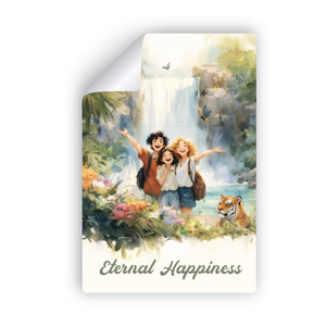 Sticker for "Eternal Happiness" Convention - Happy Friends