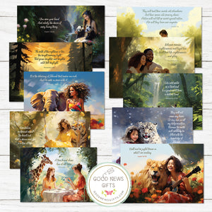 New World Package - Paradise Postcard (pack of ten)