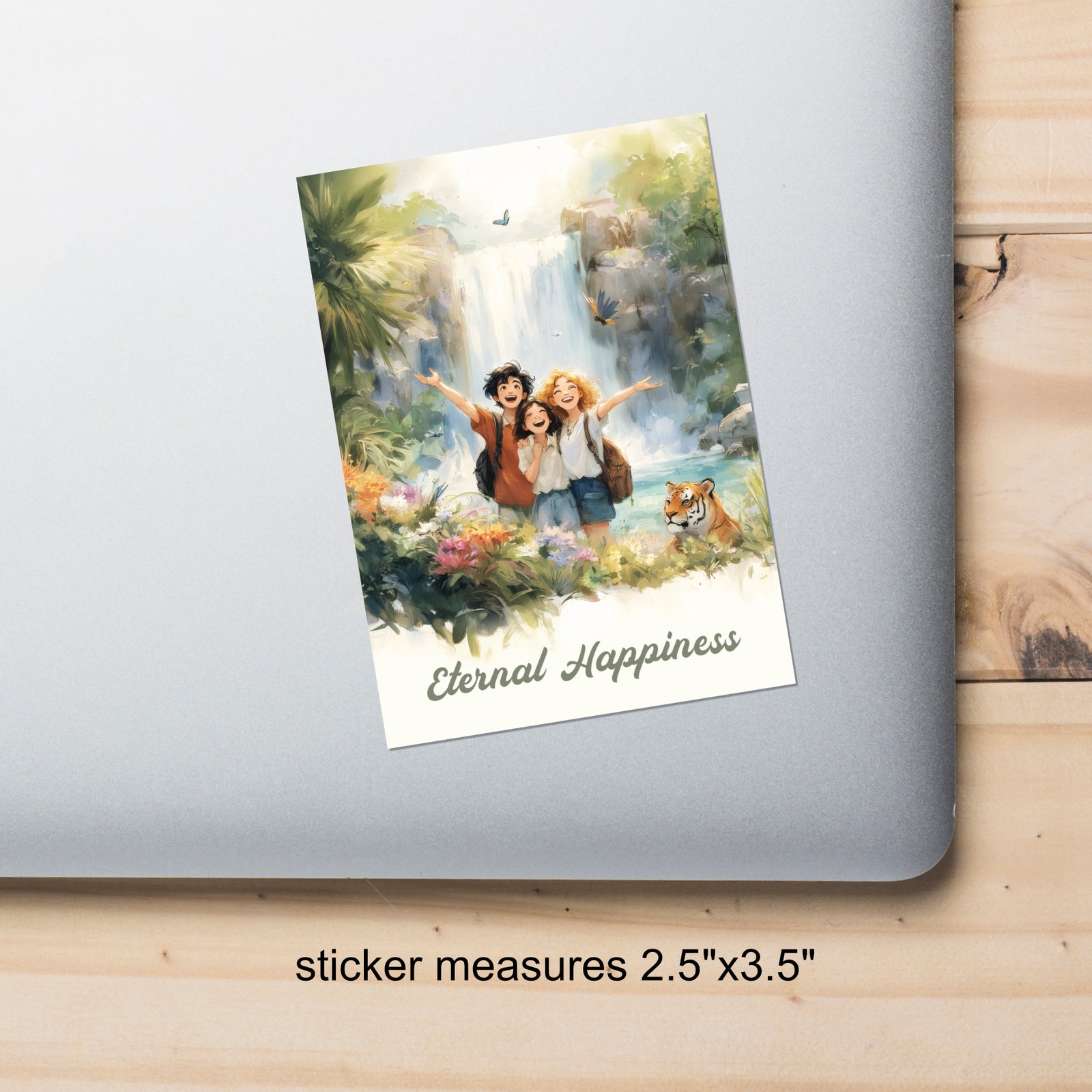 Sticker for "Eternal Happiness" Convention - Happy Friends
