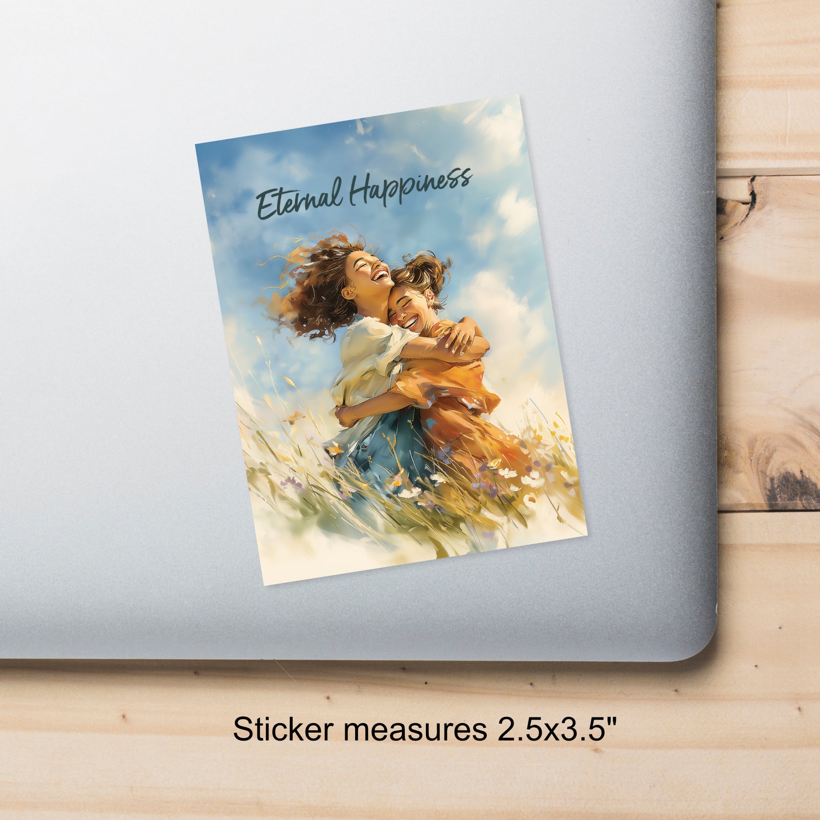 Sticker for "Eternal Happiness" Convention - Happy Hugs