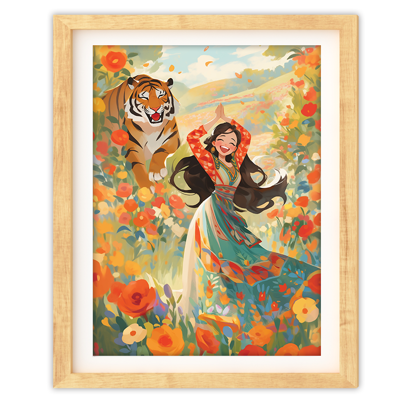 Tiger Joy - Art Print