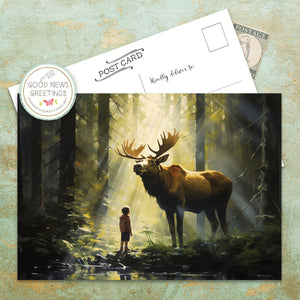 Amigos del bosque - Postal del paraíso (paquete de diez)