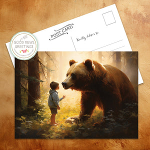 Beary Good Friends (juego 2) - Postal Paraíso (paquete de diez)