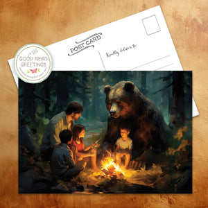 Beary Good Friends (juego 2) - Postal Paraíso (paquete de diez)