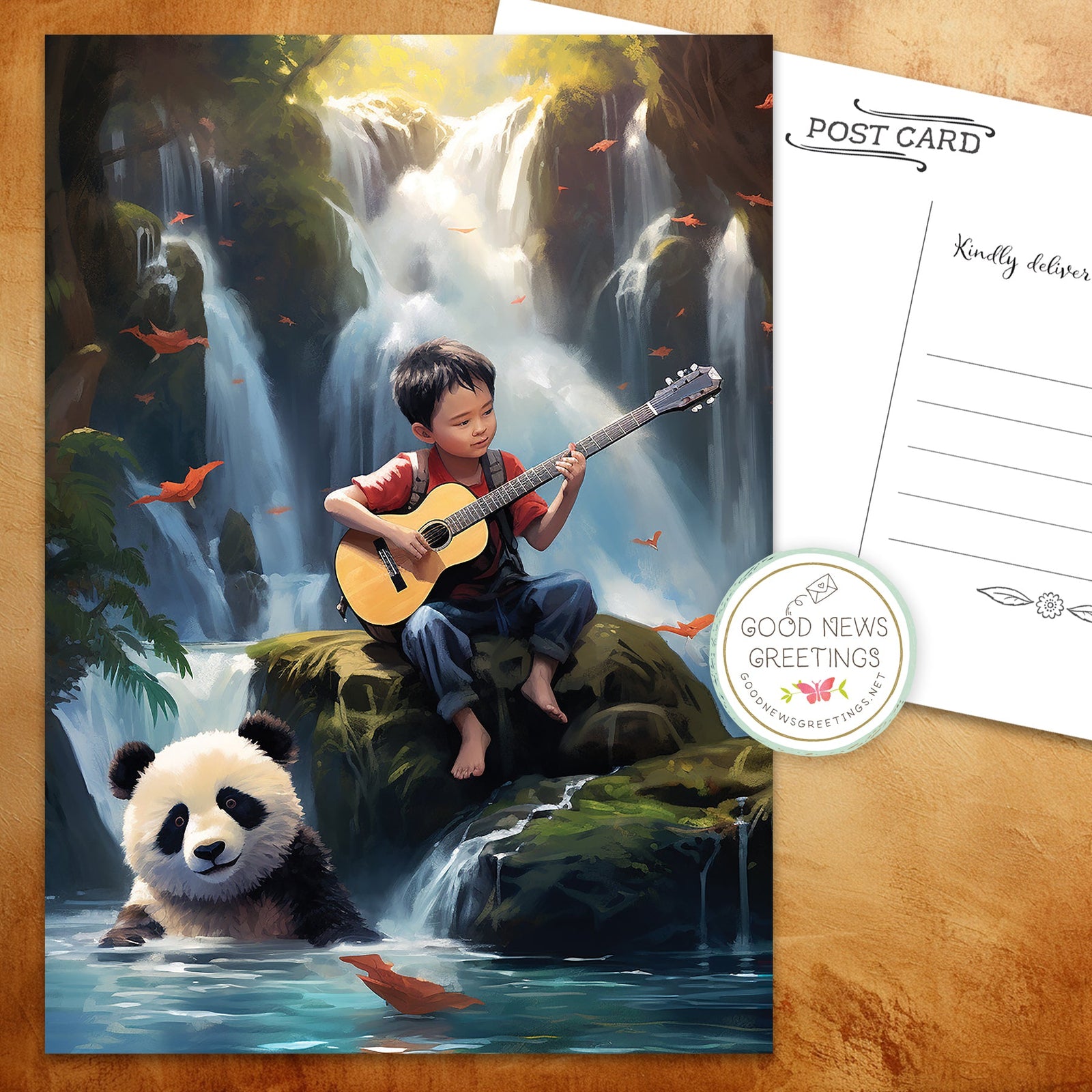 Beary Good Friends (set 2) - Paradise Postcard (pack of ten)