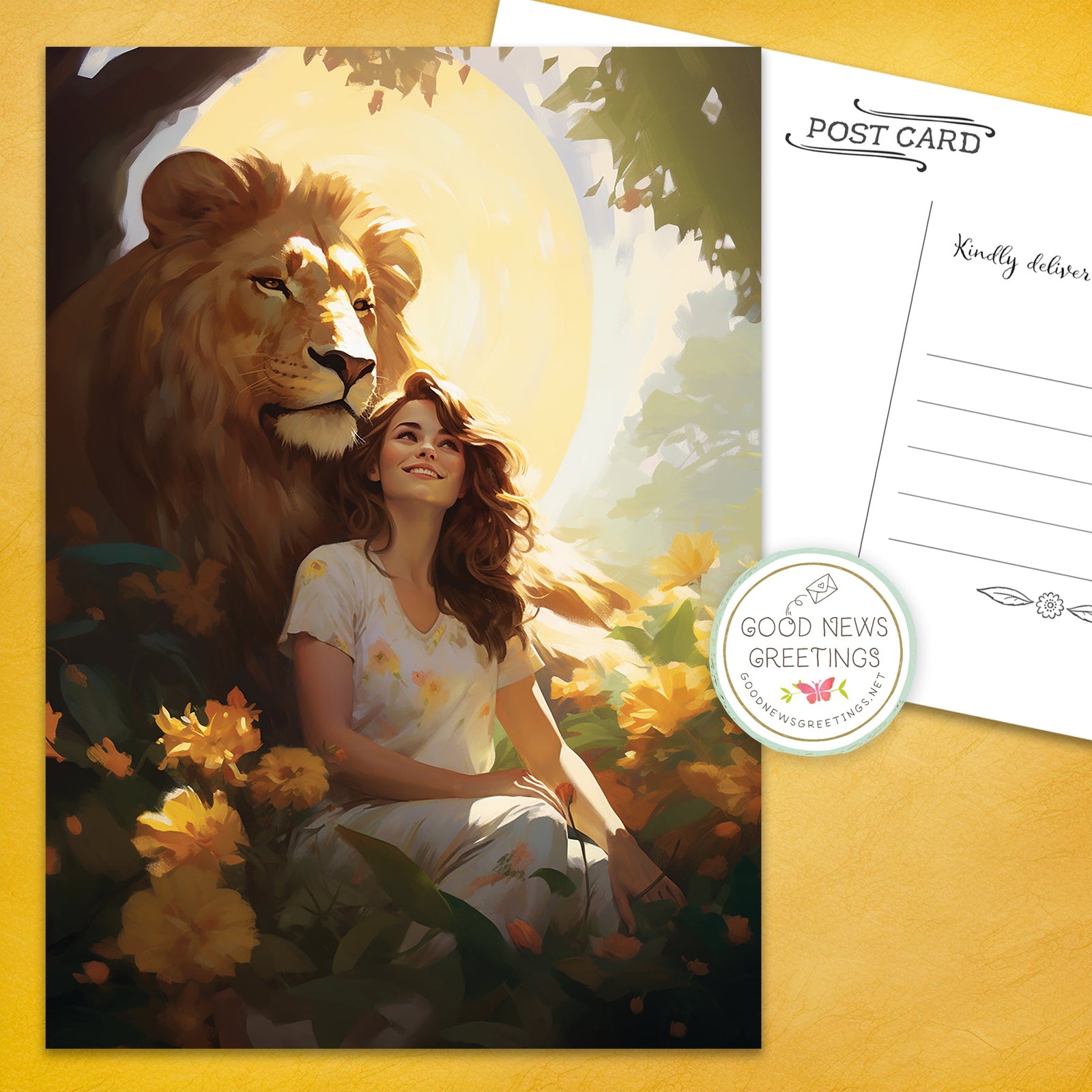 Purrfect Friends Set 1 - Paradise Postcard (pack of ten)