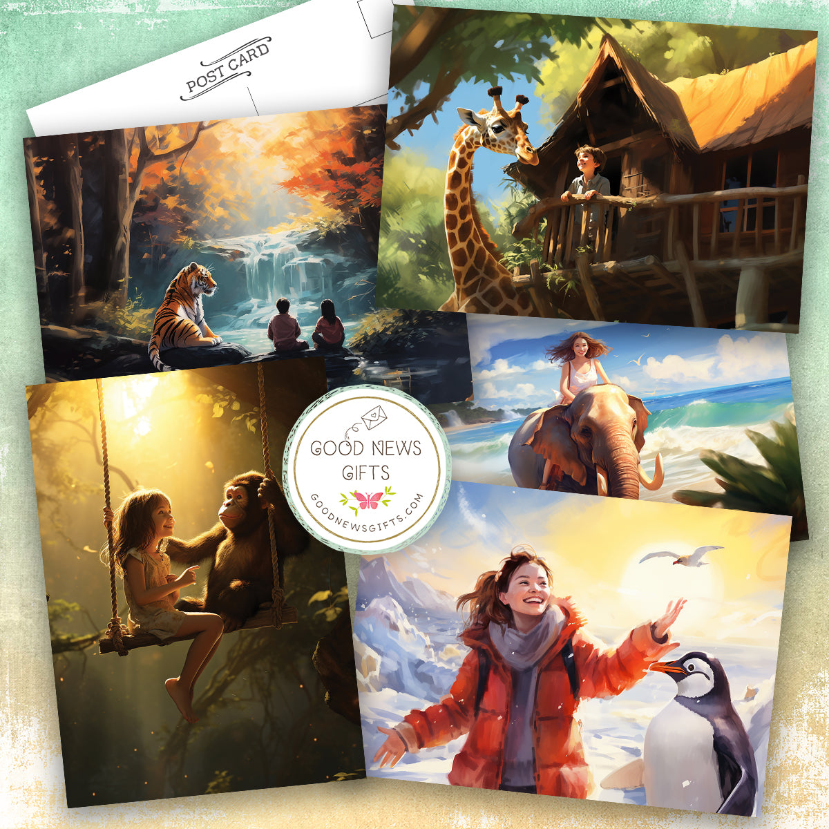 Paradise Adventures - Paradise Postcard (pack of ten)