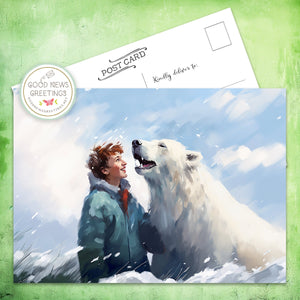 Beary Good Friends - Postal del Paraíso (paquete de diez)